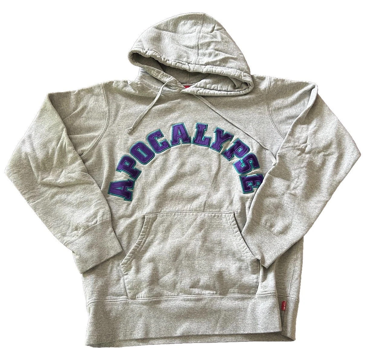 Sweat à capuche homme SUPREME Apocalypse gris taille Medium *RARE*