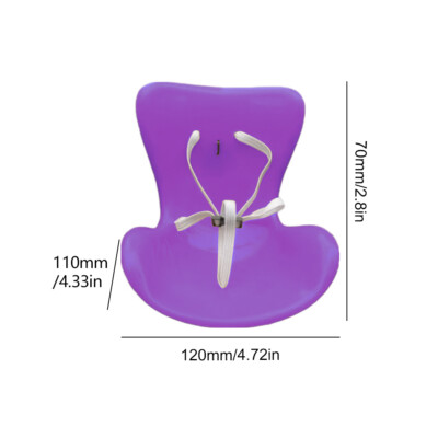 Puppen Auto Sicherheitssitz Weiß - Mit Lüftungsclip Für 10-17cm Puppen