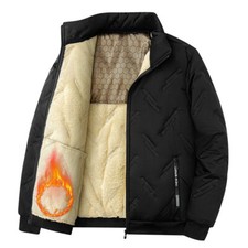New Graphene-design Cotton Coat Winter Warm Thickened Fleece Jacket Fashion Casu