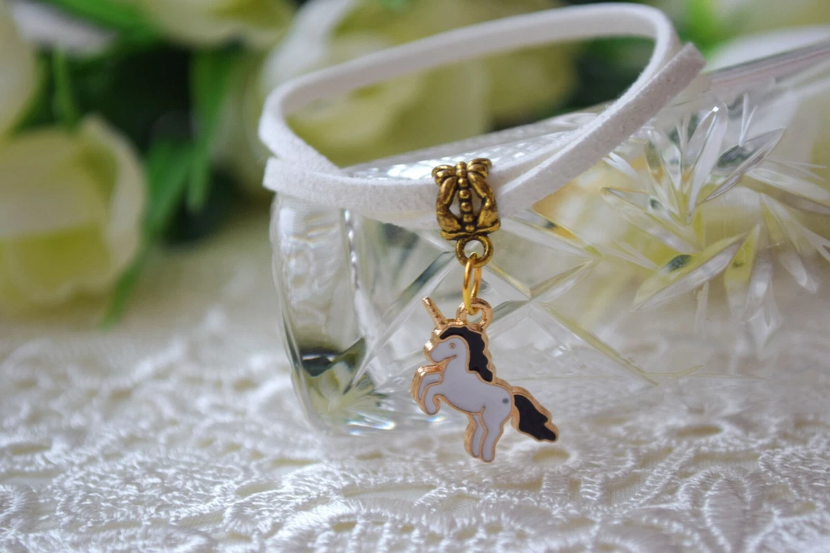 Enamel Unicorn pandora charm bracelet Baby girl gift Party favors