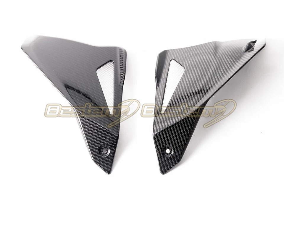 Yamaha FZ10 MT10 2016 paneles laterales de fibra de carbono carenado sarga Foto 2 de 4
