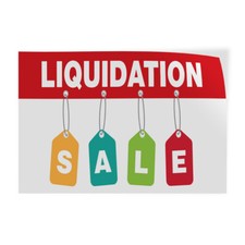 Decal Stickers Liquidation Sale Advertising Printing B Vinyl Store Sign Label