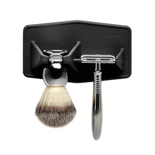 Tooletries Maverick Razor & Brush Holder - Grips to Smooth Mirror Ceramic Tile