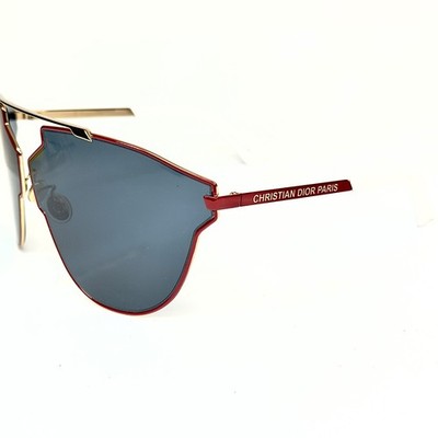CHRISTIAN DIOR So Real So Fast Sunglasses AU2KU. Red-Gold/Blue 69