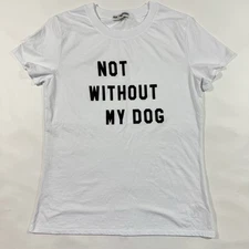 Sub Urban Riot Tee Shirt White Size Small Not Without My Dog