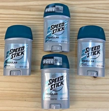 SPEED STICK Regular Light Deodorant Aluminum Free 24hr - SOLID - 1.8 oz - 4-PACK