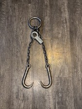 932x 18 Wll 3000 Lifting Chain 2 Leg With Hooks Hoist Spreader Towing Grade 9