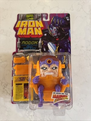 Marvel Comics Iron Man:  MODOK w/Energy Brain Blasts Action Figure 1995 Toy Biz