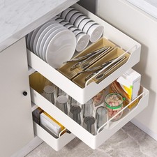Pull Out Shelves Cabinet Organizer Slide Out Drawer Storage for Kitchen Cupboard