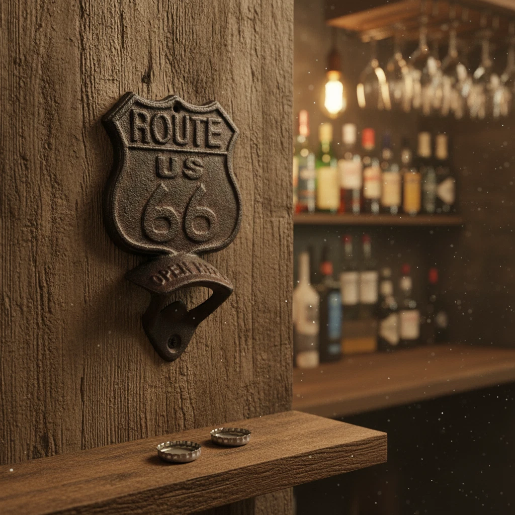 Iron & Blossom Route 66 Bottle Opener