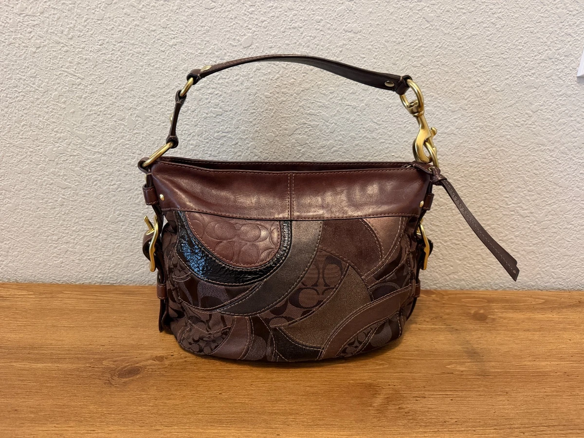 Coach Patchwork Hobo Bag Brown Bags & Handbags for Women for sale