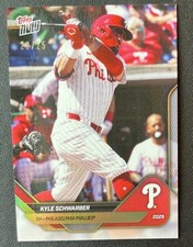 KYLE SCHWARBER 2025 Topps NOW Road To Opening Day Gold Foil /25 Phillies