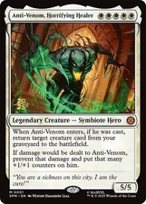 MTG Anti-Venom, Horrifying Healer - Foil - Prerelease Promo, Light Play, English