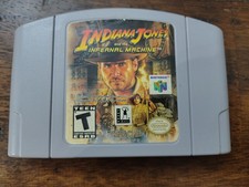 Indiana Jones and the Infernal Machine (Nintendo 64 N64) Authentic Cart Only