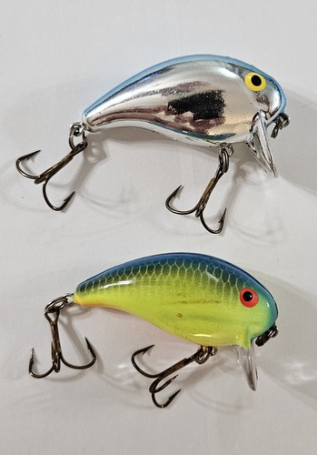 Vintage Bandit FootLoose Crankbait FL98 - Chartreuse Violet Sparkle, 2", 1/4oz