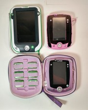 Leapfrog LeapPad bundle with three devices and nine cartridges - Used