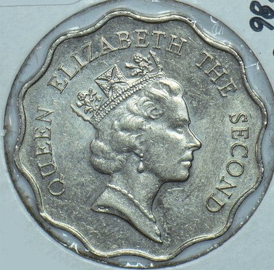 Hong Kong 1986 2 Dollars Lion animal  290482 combine shipping