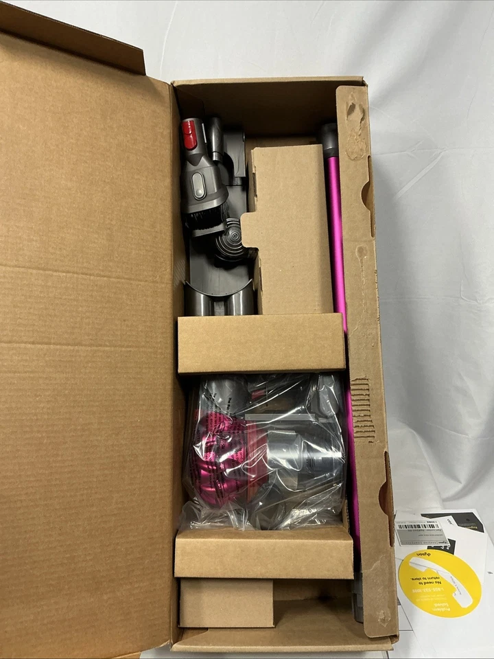 Aspiradora con varilla inalámbrica Dyson V7 Motorhead, fucsia Foto 2 de 4