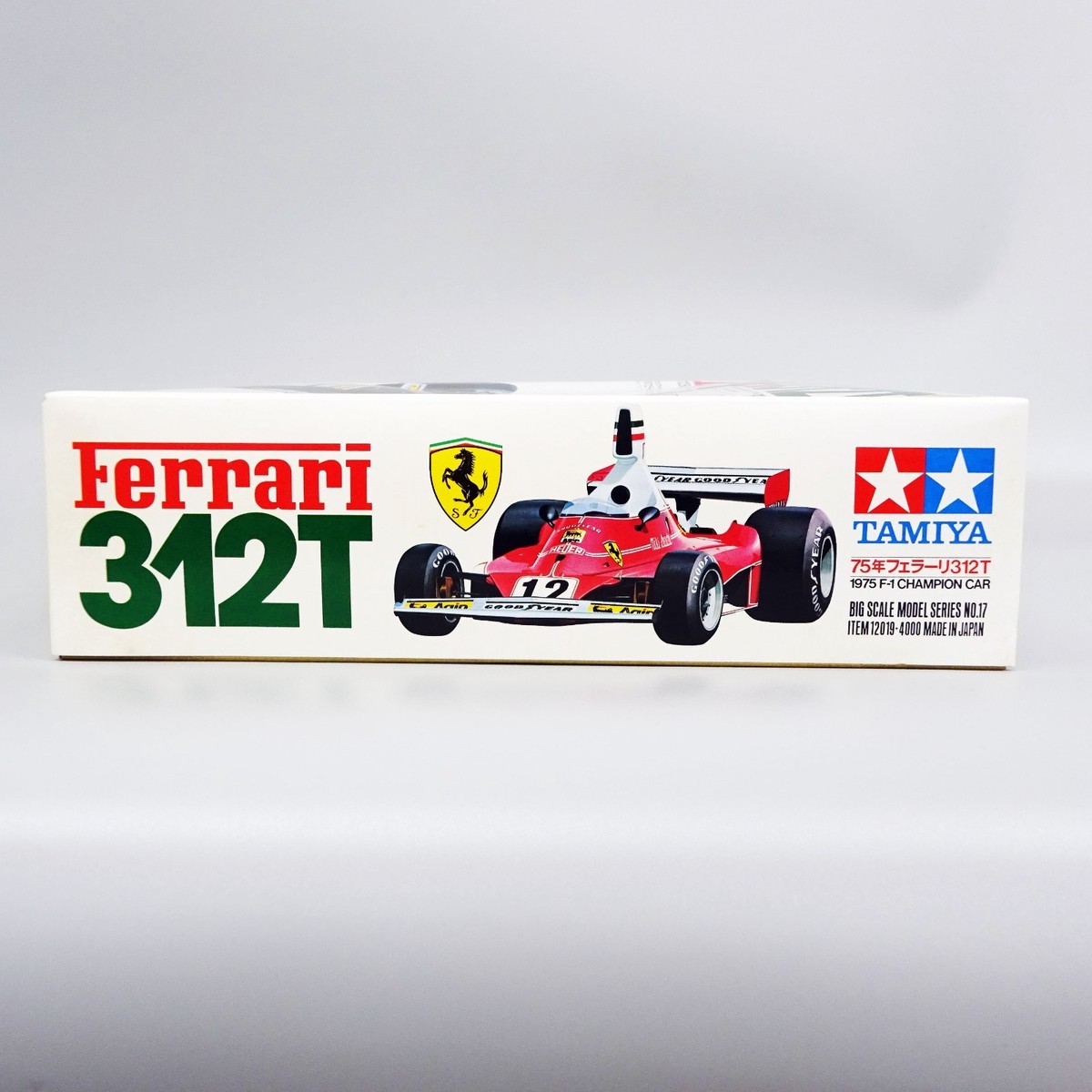 Tamiya 1/12スケール F1モデルキット 3点セット Tamiya 1/12 Ferrari 312T Big Scale Series F1 Vintage Plastic