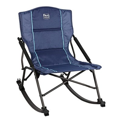 TIMBER RIDGE Folding Rocking Camping Chair, Portable Rocker Chair for Adults ...