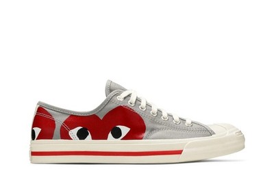 Converse Comme des Garçons PLAY x Jack Purcell 'Drizzle Red' Shoes Size 10 Men