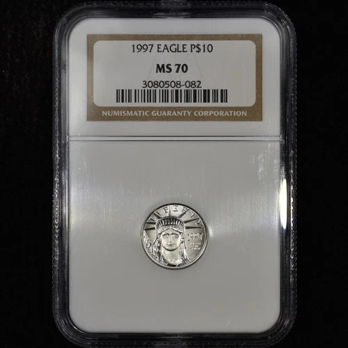 1997 American Platinum Eagle — photo from the most recent tracked eBay sale