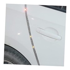 4PCS Bling Car Door Edge Guards Protector, Diamond Auto Side Door Anti White