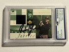 2002 UD Fairway Fabrics Phil Mickelson Rookie PSA DNA Auto Signed Card