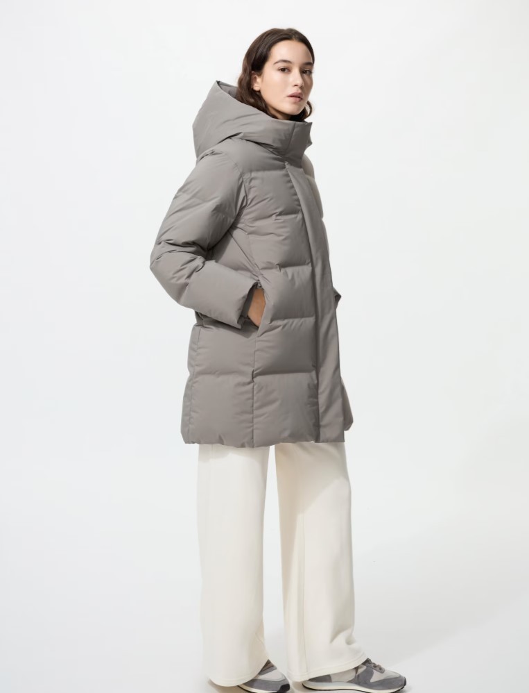 UNIQLO Seamless Down Short Coat 481137 Women XS-3XL Water-Repellent Hooded 750+! thumbnail 3