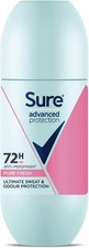 6 x Sure Advanced 72h Protection Pure Fresh Anti-perspirant Roll On Deodorant.