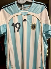 Adidas Argentina Lionel Messi #19 Retro 2006 Jersey World Cup  Size 2XL NWT