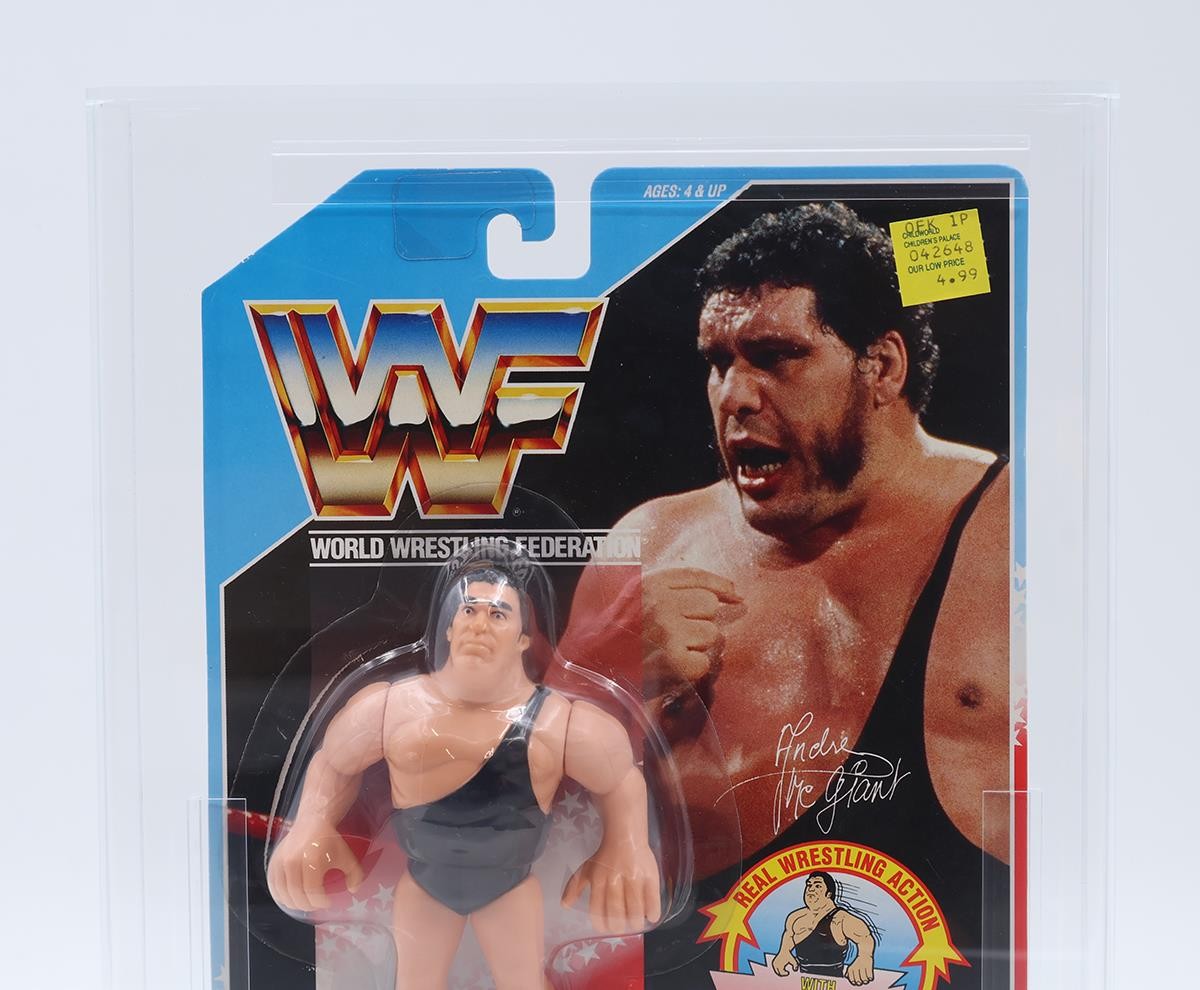 Andre the Giant AFA GRADED 80 80/85/90 WWF Series 1 12-Back 1990