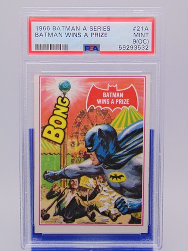 1966 Topps Batman Red Bat #21A Batman Wins a Prize