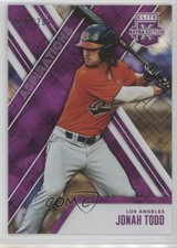 2017 Panini Elite Extra Edition Aspirations Purple 47/200 Jonah Todd #196 0f8