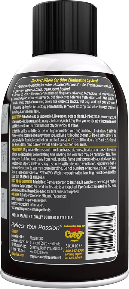 Meguiar's Whole Car Air Refresher, Odor 2 Ounce (Pack of 1), Black Chrome  - Image 3 of 4