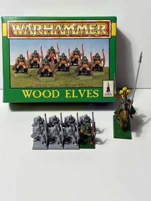 Wood Elves Archers With Box And Mounted General Warhammer Fantasy Old World