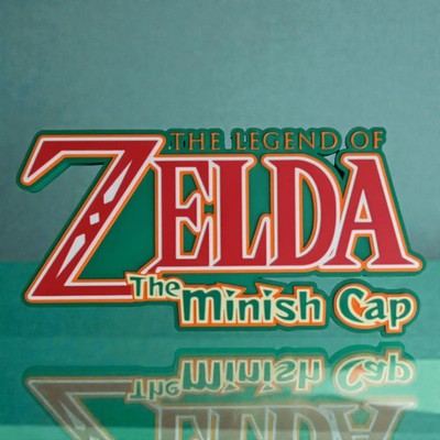 The Legend of Zelda The Minish Cap 3D Logo Sign Wall Art Shelf Display Decor