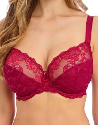 Fantasie Aubree Seitenstütz BH Größe 34D oder 36D Rouge Rot 6932ROG