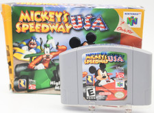 Mickey’s Speedway USA N64 Nintendo 64 w/ Box & Game No Manual Authentic Tested
