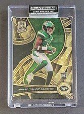 Ahmad Sauce Gardner 2022 Spectra Gold Prizm #1/1 RC #165 