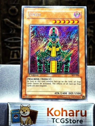 Yugioh Jinzo PSV-000 Secret Rare Pharaoh's Servant 1st Edition 【NM】