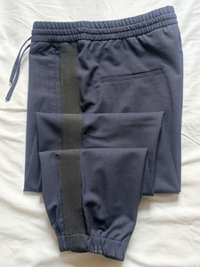 THE KOOPLES SLIM FIT DRAWSTRING JOGGERS SIZE 50 EUOR / 34 US — GROSGRAIN STRIPE
