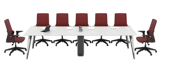 WeißEr Konferenztisch Designer Arbeitszimmer Tische BüRo Holztisch-image