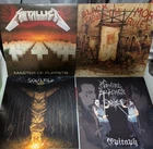 Vinyl Record Lot 8 LPs Metallica Master of Puppets Black Sabbath Pantera Soulfly