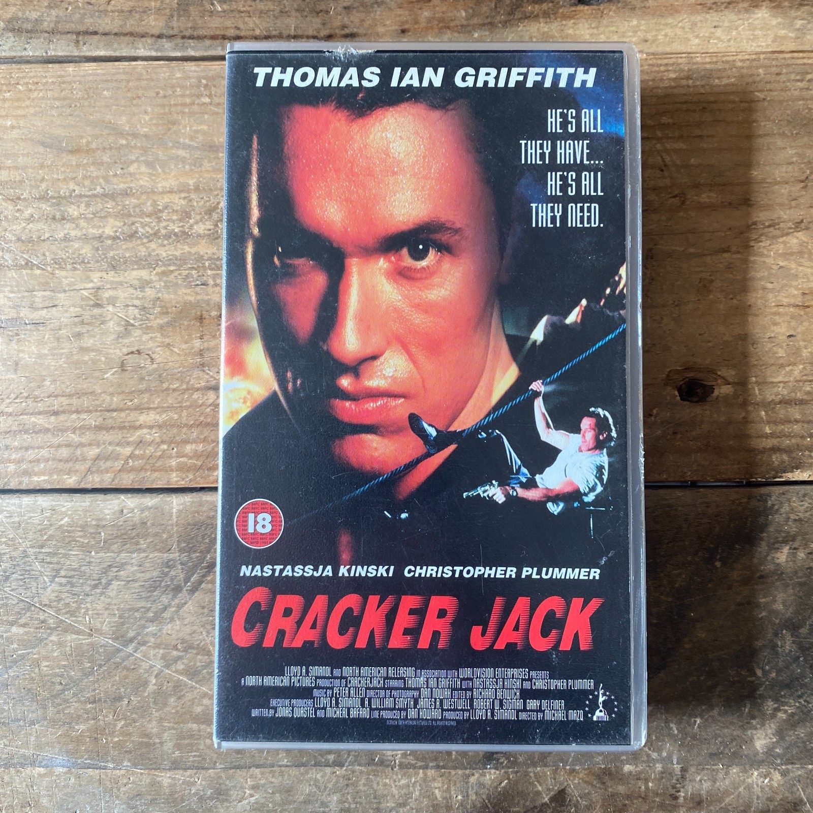 Cracker Jack VHS - Thomas Ian Griffith - Imperial MIA 1995