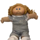 Vintage 1978 1982 Cabbage Patch Kids Doll Blonde Hair Blue Eyes Pigtails  Outfit