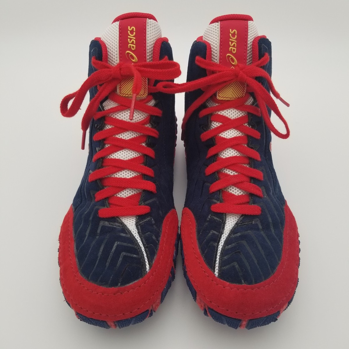 ASICS Aggressor 3 J601Y-5201 Mens 9.5 Suede Lace Up Athletic  display picture 3