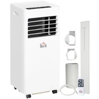 HOMCOM Portable Air Conditioner 7000 BTU, 4-in-1 Cooling, Dehumidifier, Fan