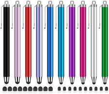 10 Pcs Universal Capacitive Stylus Pens for Touch Screens Tablets Phones