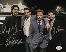 Adrian Grenier, Connolly, Ferrara & Kevin Dillon Signed 8x10 Entourage 2 JSA